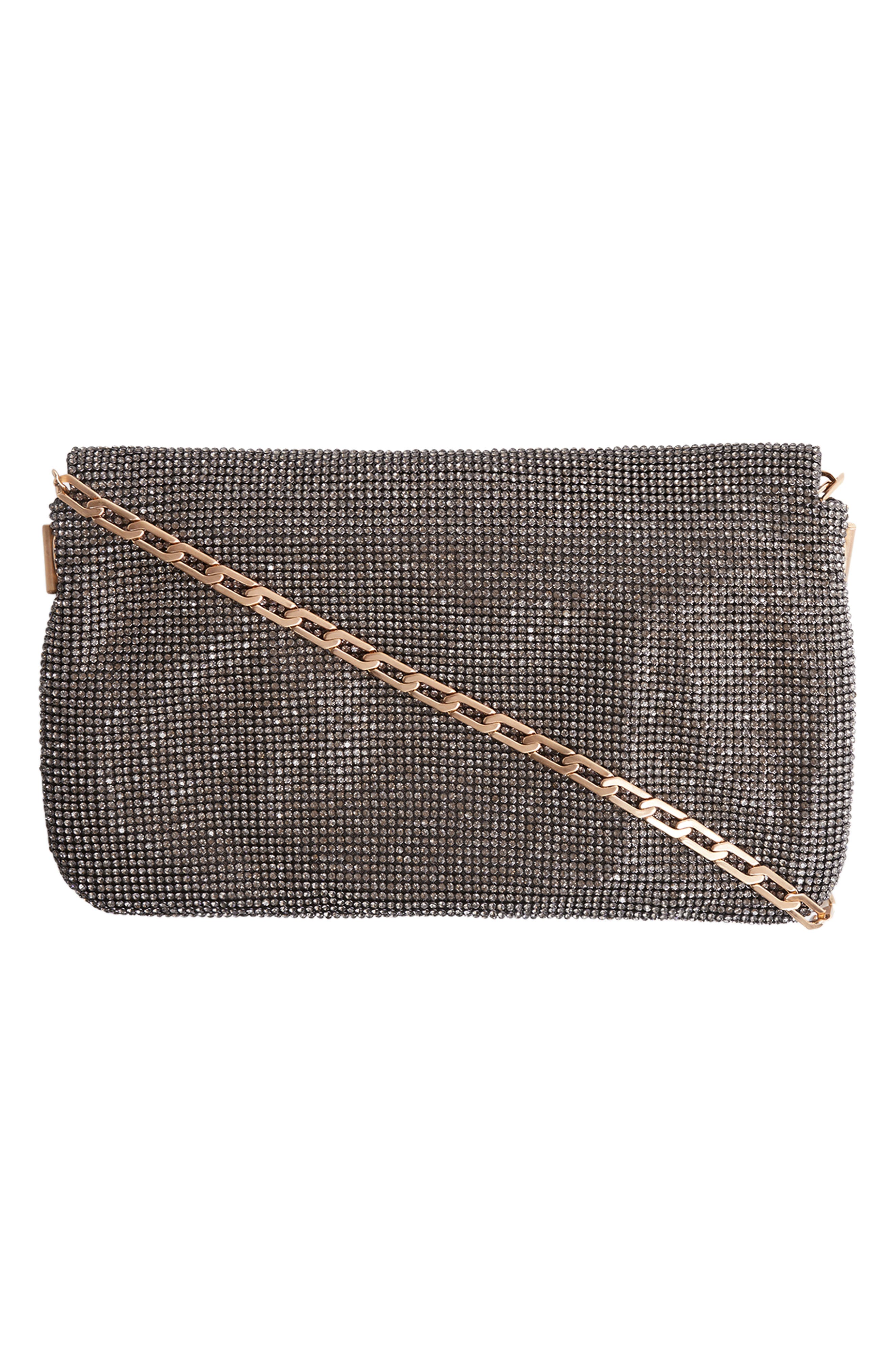Reiss Soho Embellished Shoulder Bag, Alternate, color, 