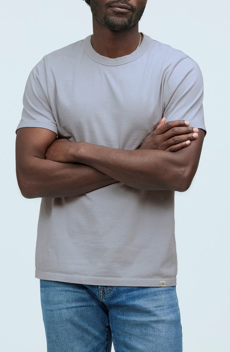 Madewell Allday Garment Dyed Cotton T-Shirt, Main, color, Solstice