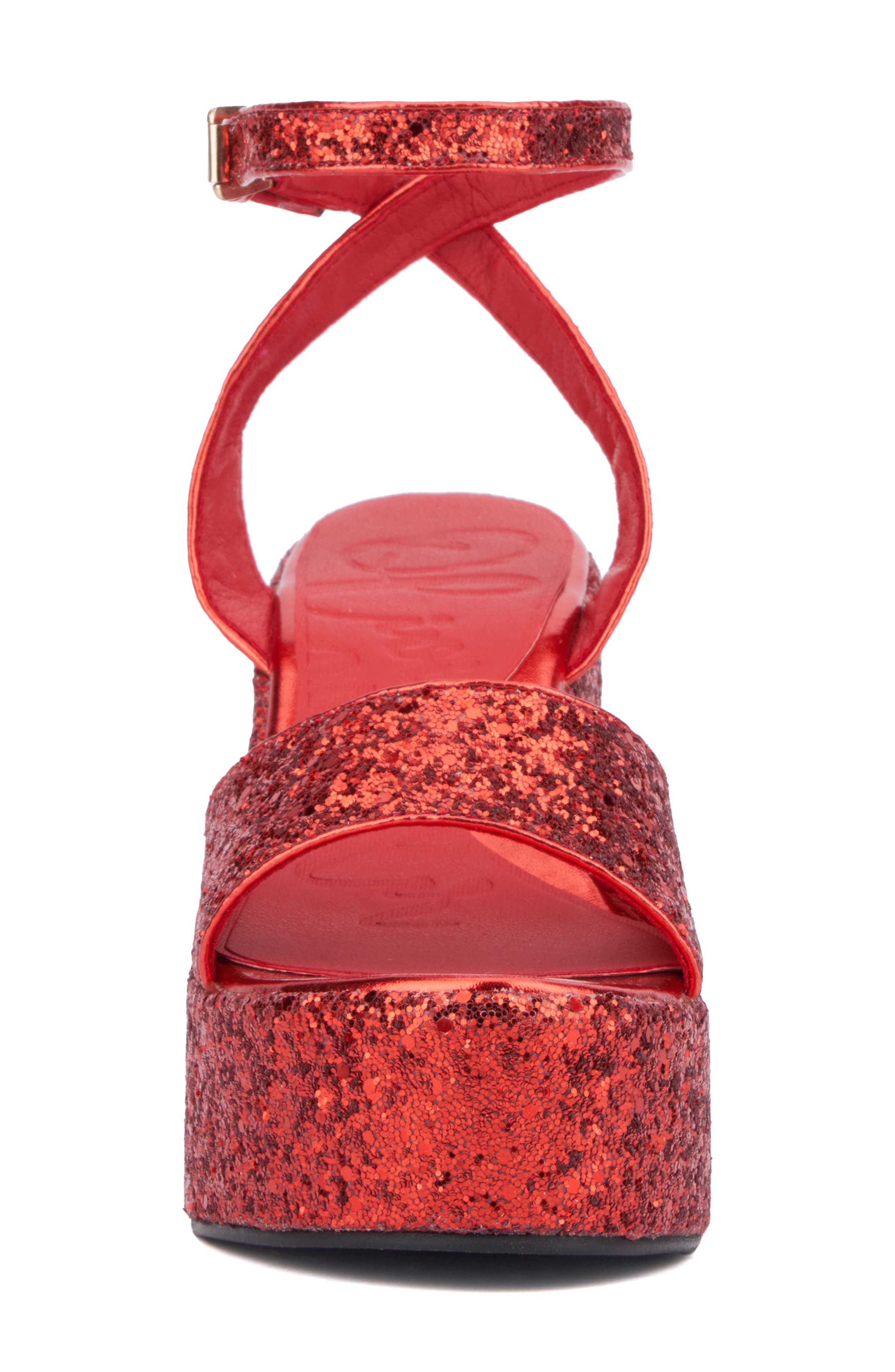 Capricorn Glitter Platform Sandal - image 4