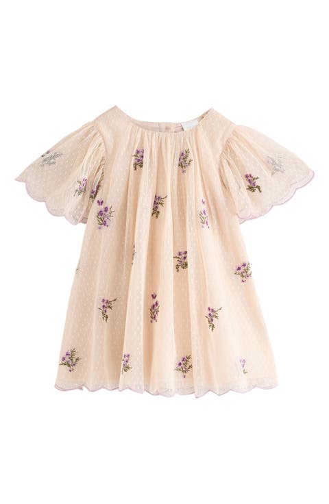 Kids' Dobby Mesh Party Dress (Little Kid)