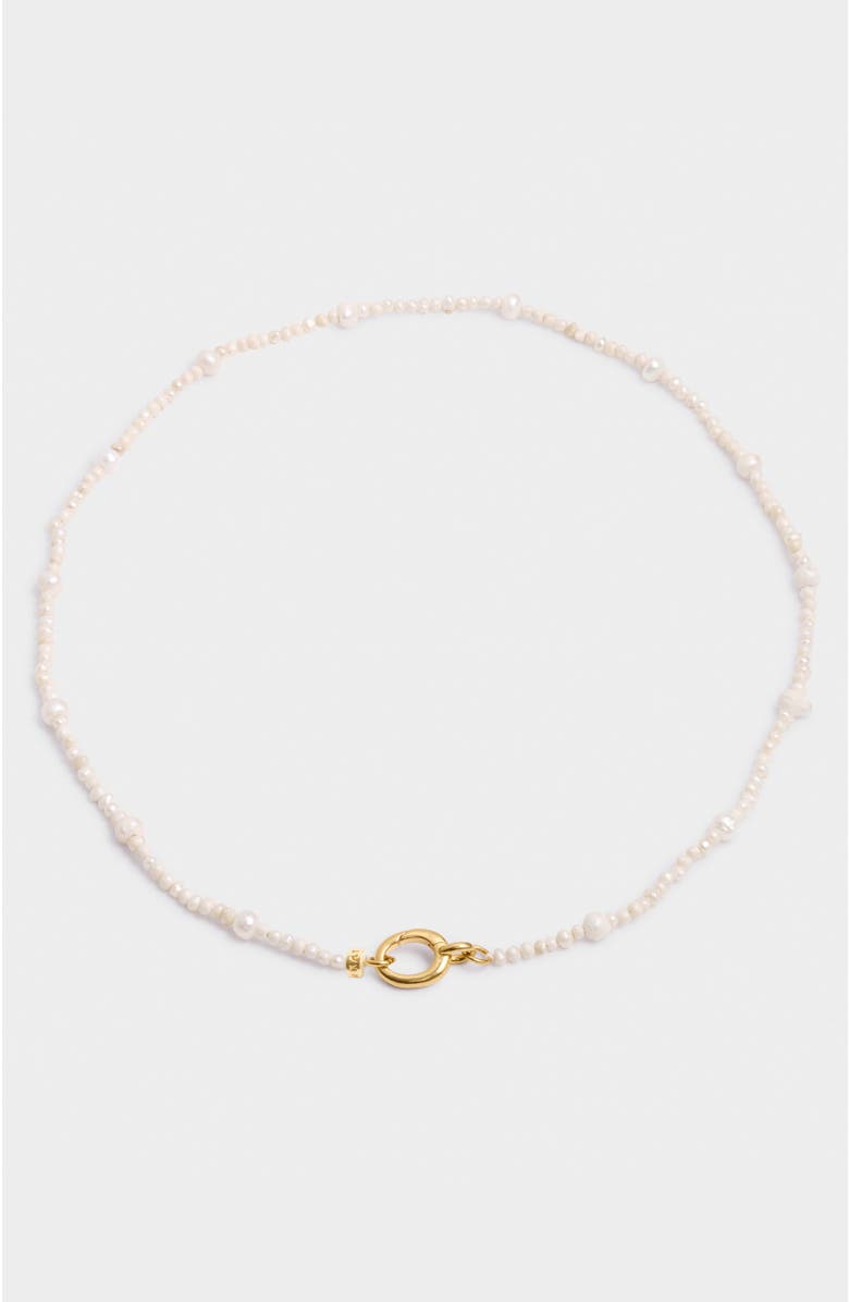 Katie Loxton Pearl Glow Choker, Main, color, Gold Coated