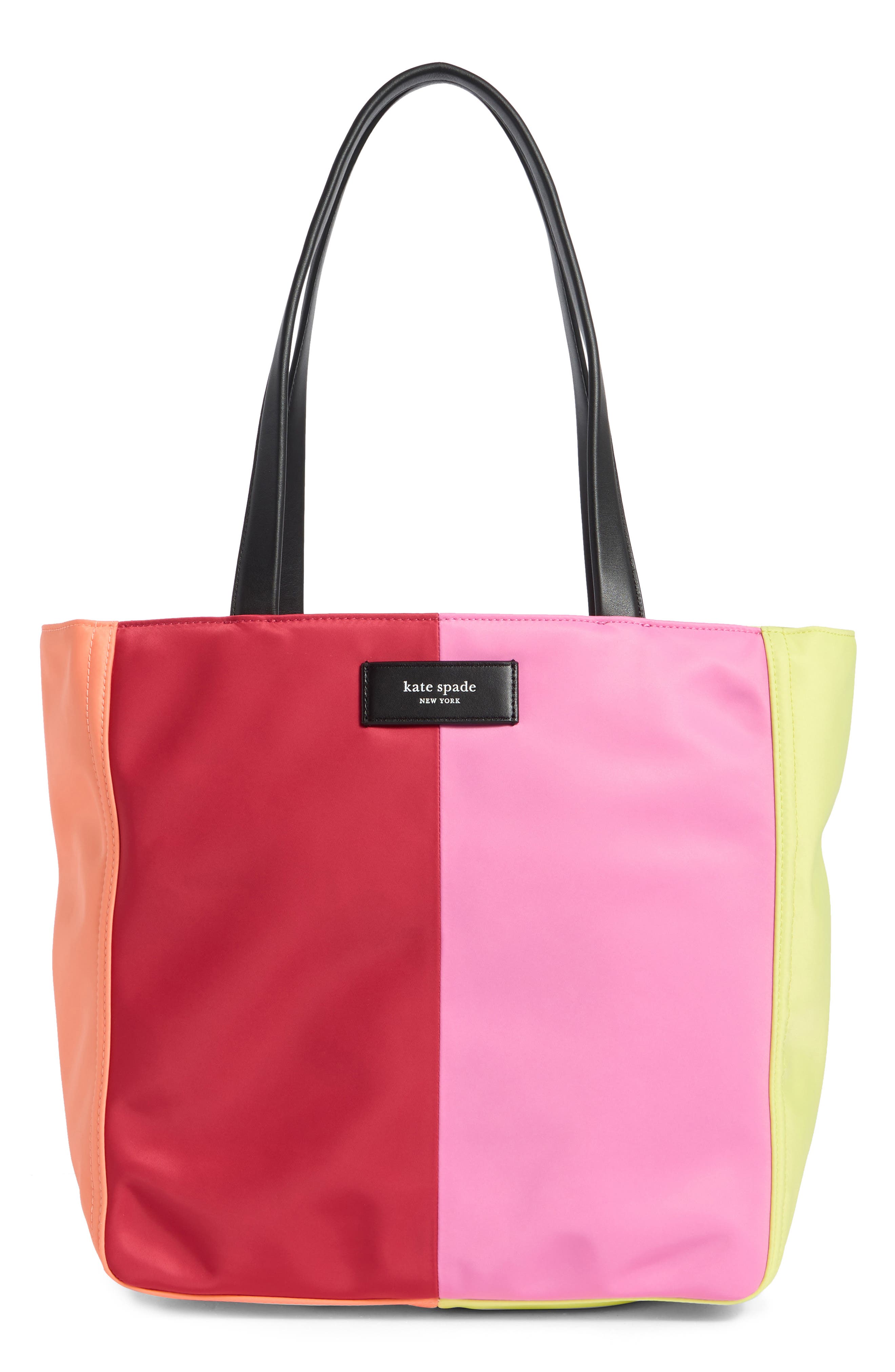 Kate Spade New York other rainbow large nylon tote bag, Main, color, 