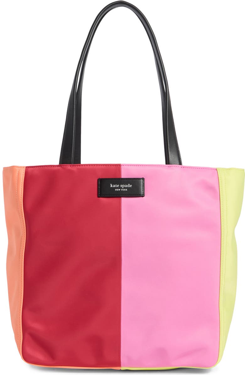 Kate Spade New York other rainbow large nylon tote bag, Main, color,