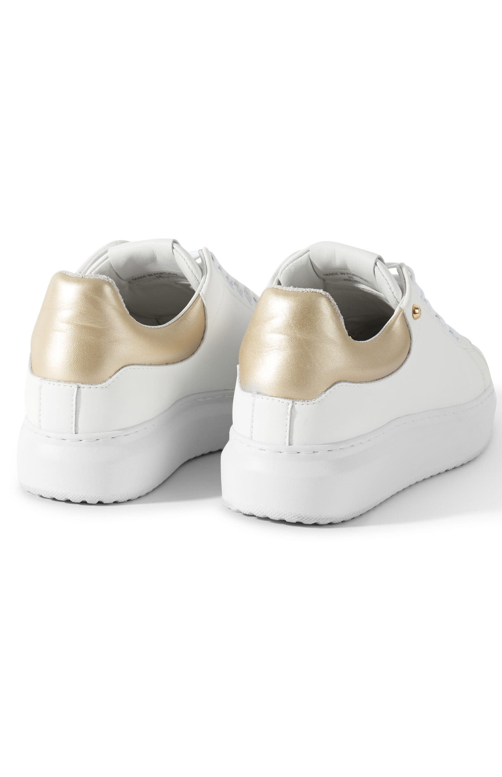 Nelly Orthopedic Sneakers, Alternate, color, White Leather