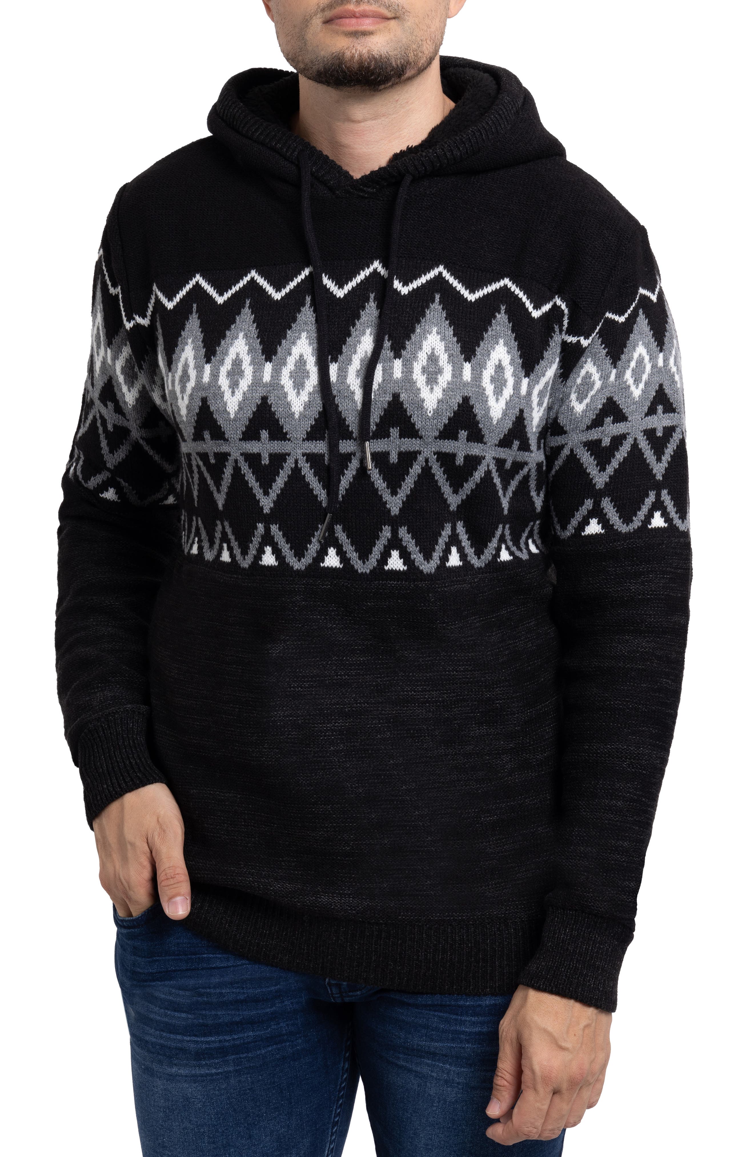 XRAY Colorblocked Pattern Hoodie