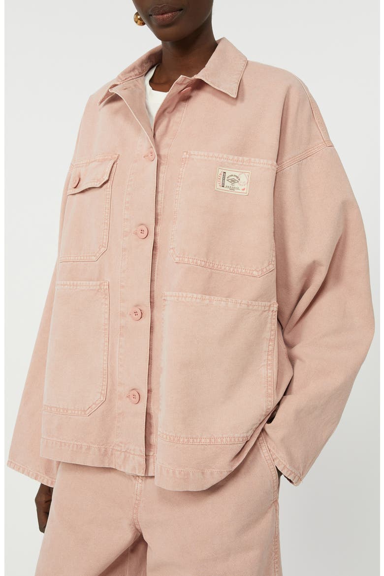 Album Denim Jacket, Alternate, color, PINK