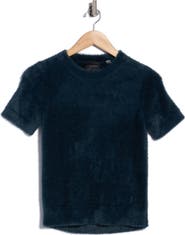 T Tahari Short Sleeve Eyelash Sweater