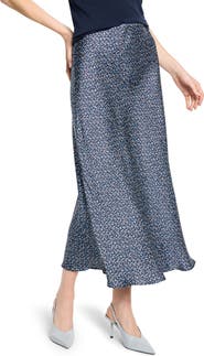 NIC+ZOE Geo Printed Slip Skirt