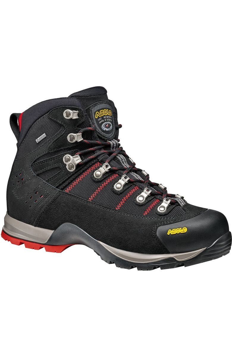 Asolo Fugitive Gore-Tex Boot - Men's, Main, color, Black/Red