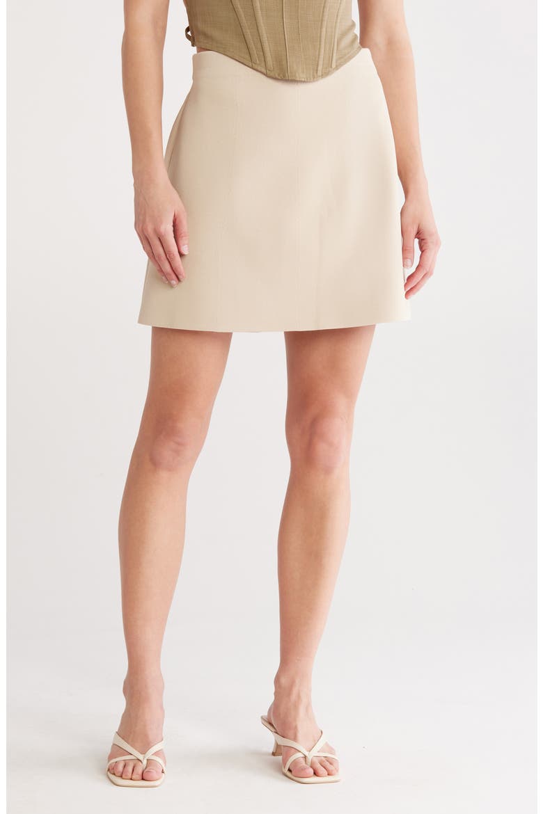 Denisse Knit Skirt, Main, color, BEACH