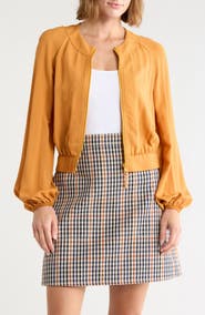 Longchamp Zip Front Cropped Top