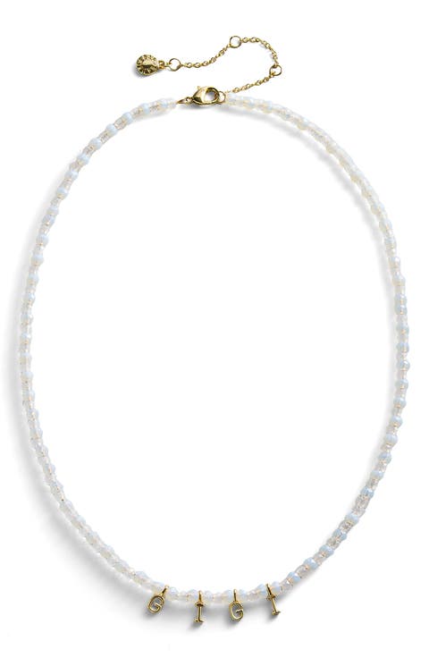 Custom Dainty Beaded Necklace