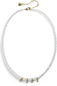 BaubleBar Custom Dainty Beaded Necklace