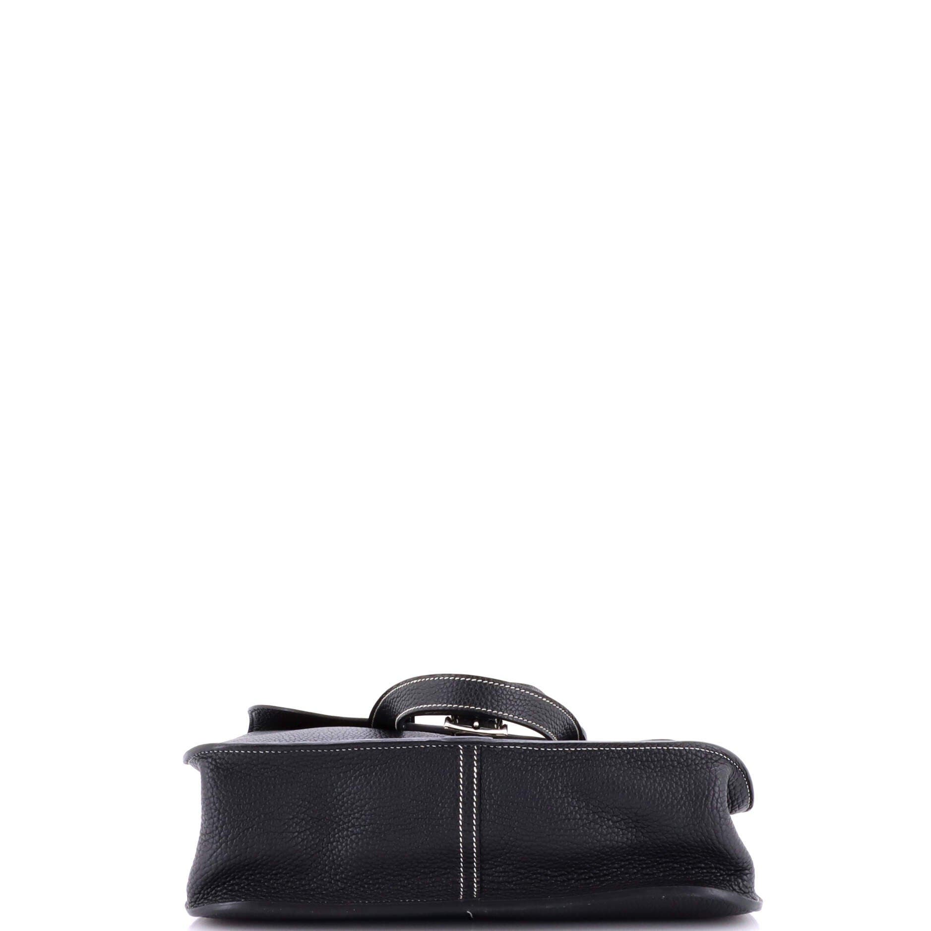 Pre-Owned Hermes Halzan Bag Clemence 31, Alternate, color, Noir