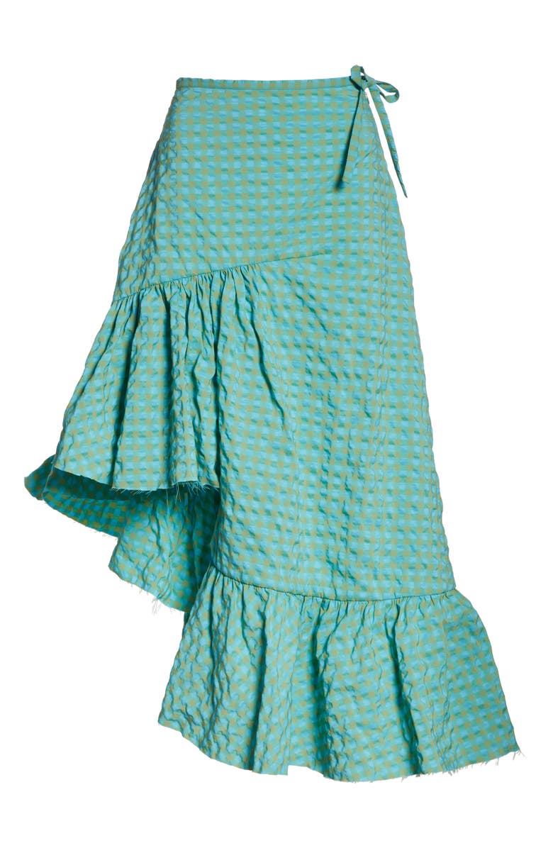 Marques’Almeida Marques'Almeida Long Asymmetrical Frill Skirt, Alternate, color,