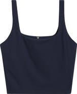 MPG Crop Rib Tank Top