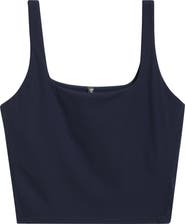 MPG Crop Rib Tank Top