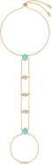 Ettika Reconstituted Turquoise Solstice Hand Chain