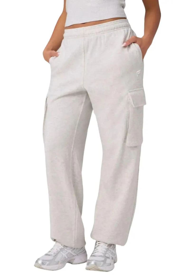 Year Round Terry Cargo Jogger, Main, color, Light Grey Heather