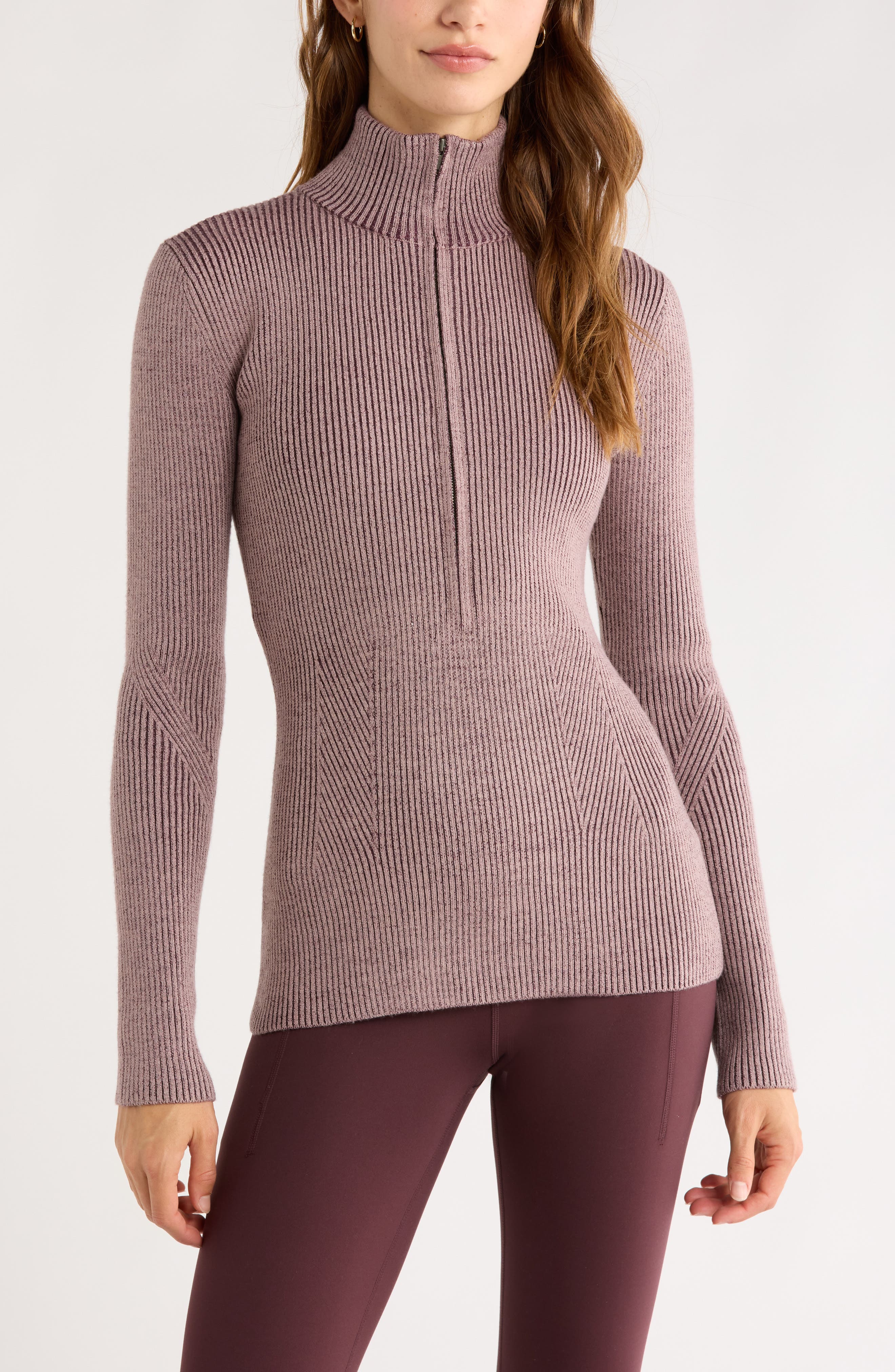 Apres Ski Half Zip Rib Sweater - image 5