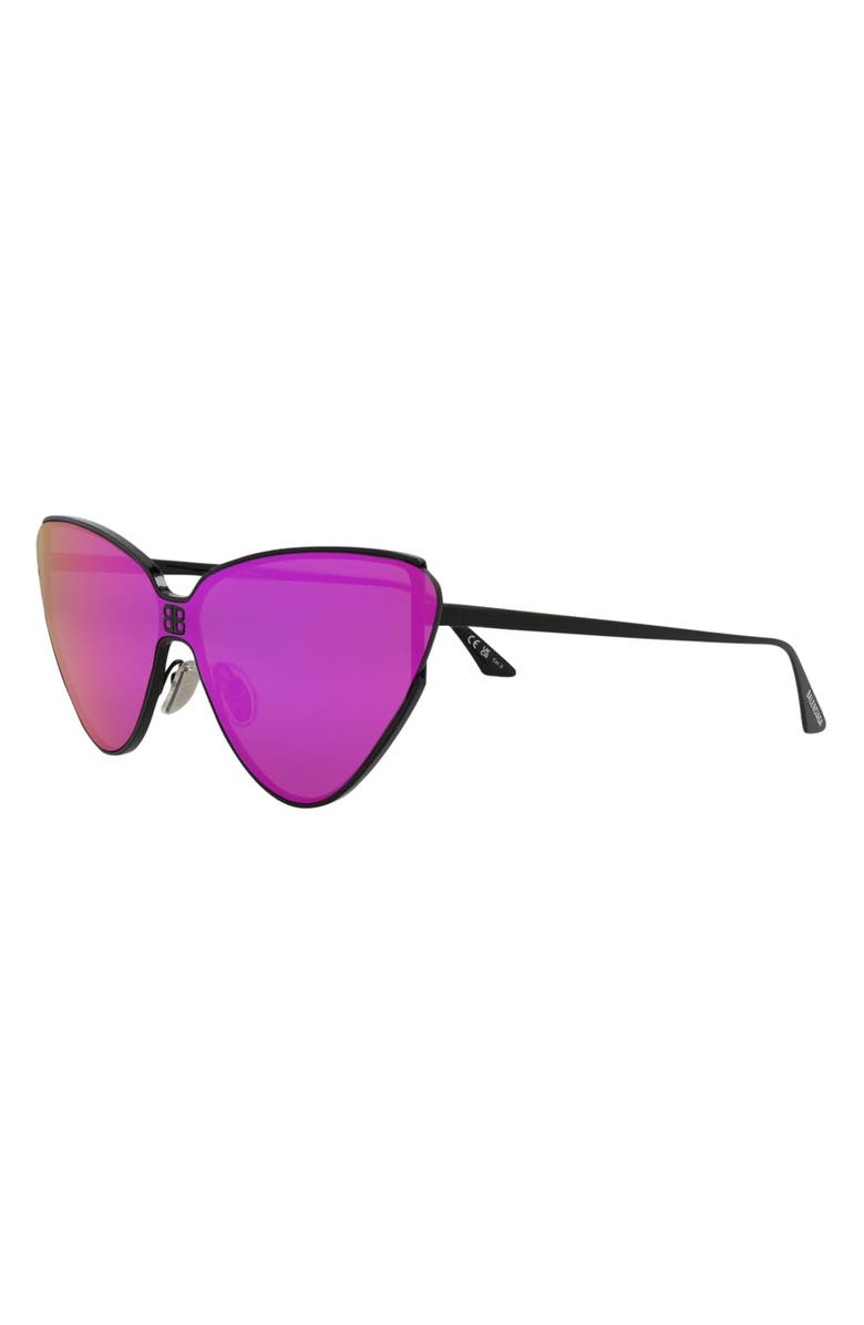 Balenciaga 99mm Cat Eye Sunglasses, Alternate, color, 