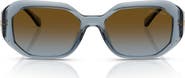 Michael Kors 54mm Gradient Geometric Sunglasses