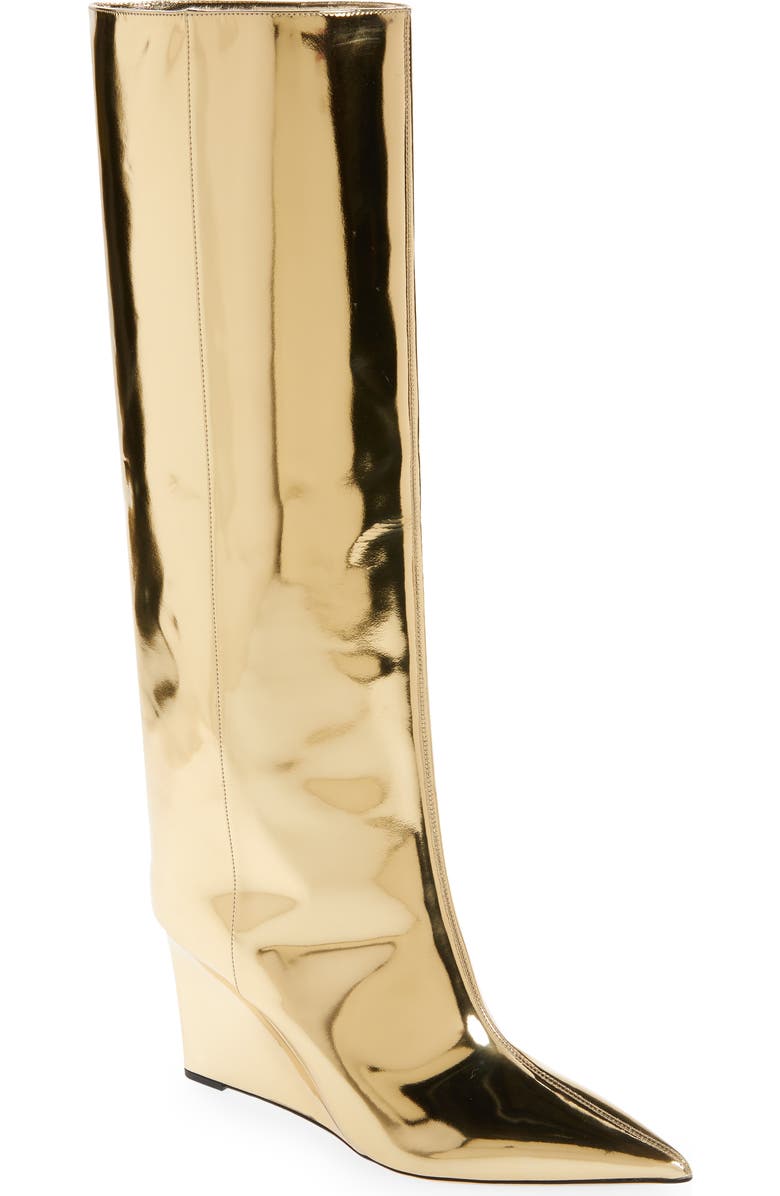 Jimmy Choo Blake Pointed Toe Wedge Boot, Main, color,