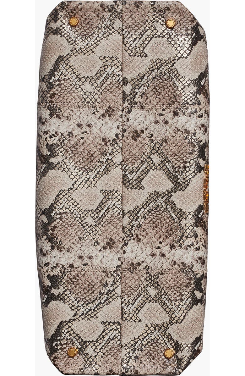 Donna Karan New York Cashmere Python Medium Tote, Alternate, color, Neutral Multi