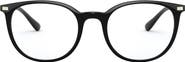 Emporio Armani 52mm Round Optical Glasses