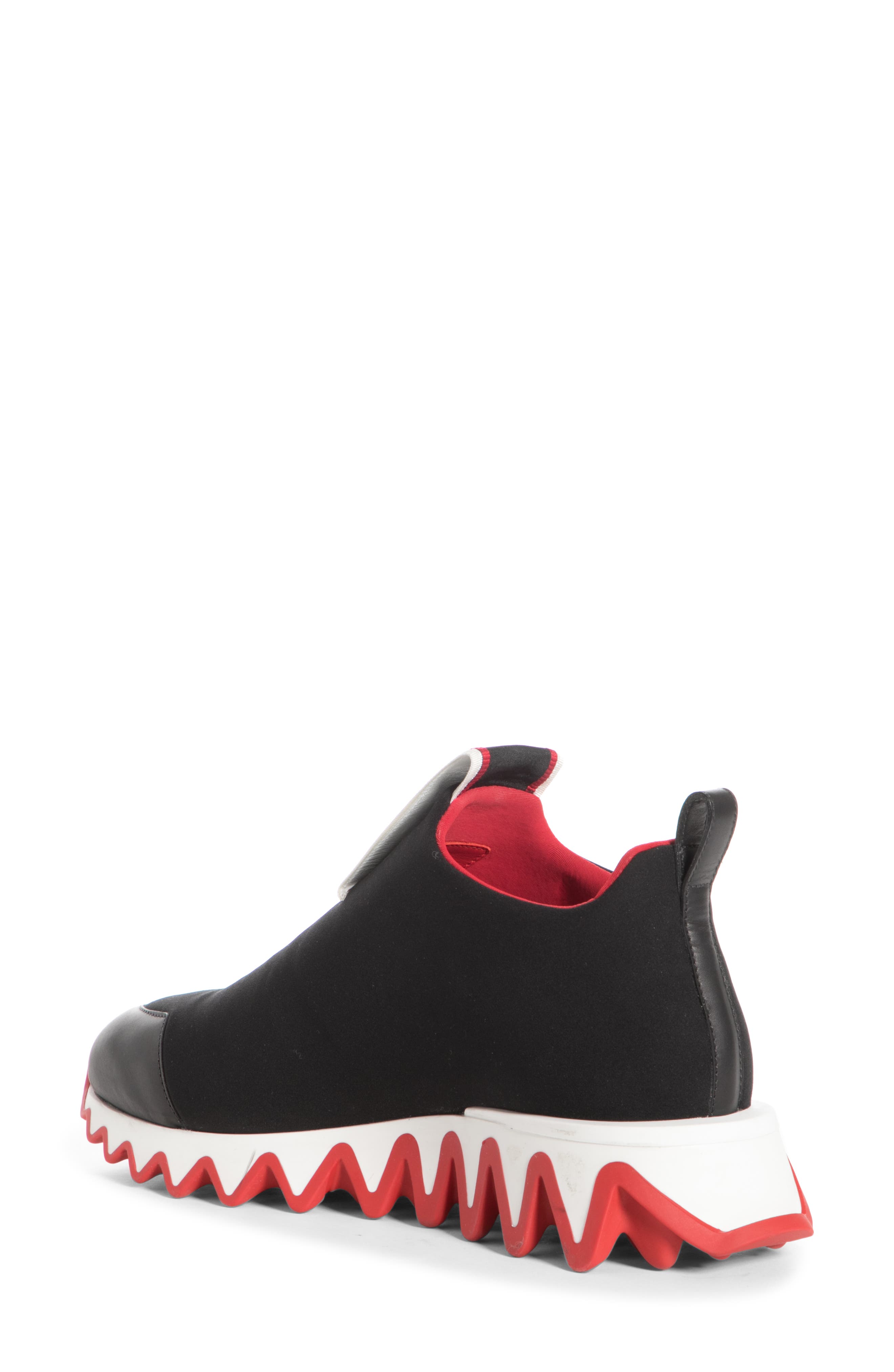 Christian Louboutin Tiketa Neoprene Slip-On Sneaker, Alternate, color, Black