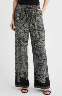 Vince Camuto Elastic Waist Wide Leg Pants