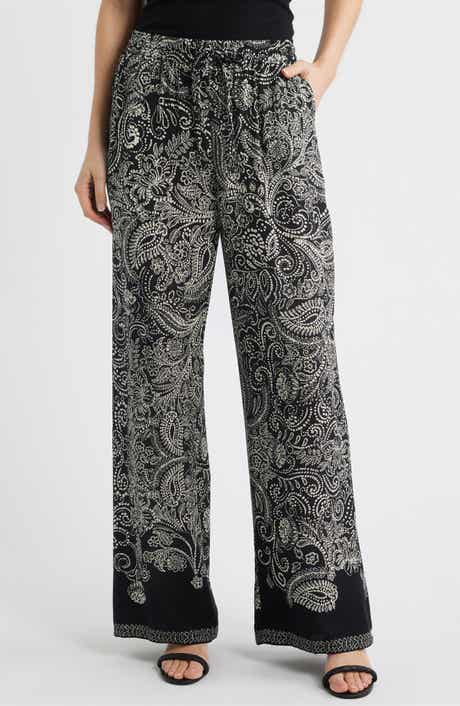 Vince Camuto Elastic Waist Wide Leg Pants