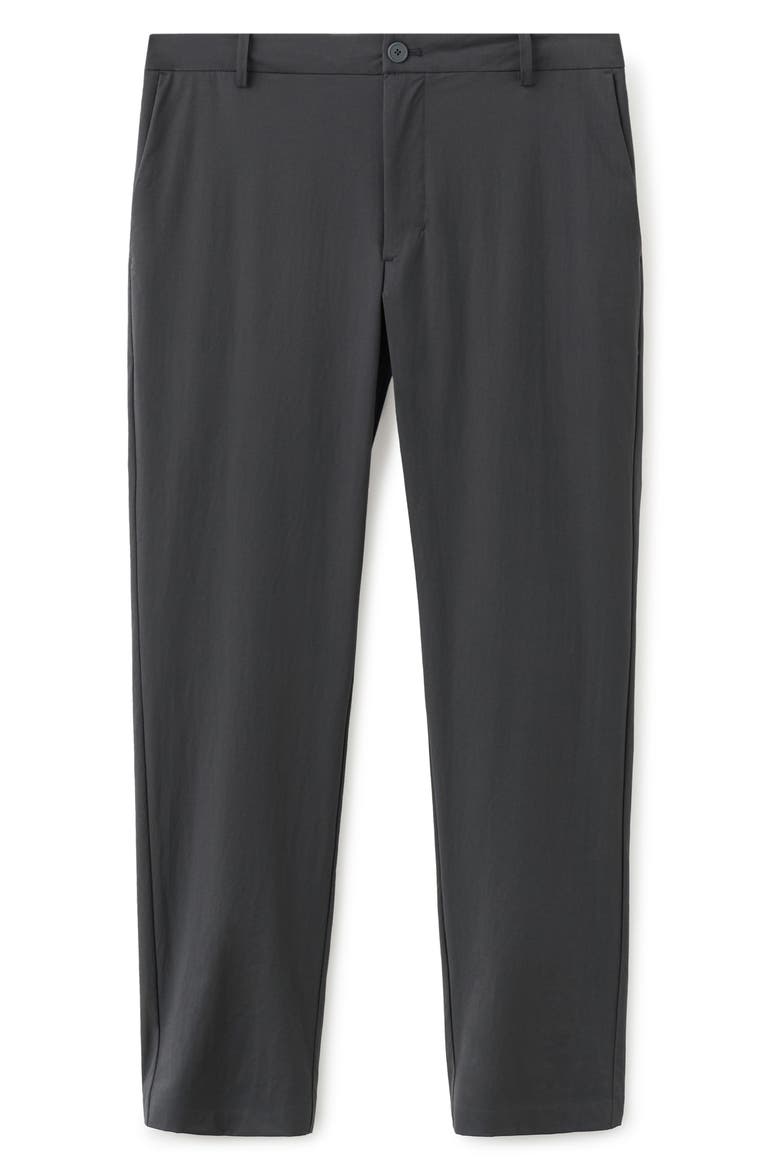 Water Repellent Slim Fit Pants, Alternate, color, DARK HEATHER GREY