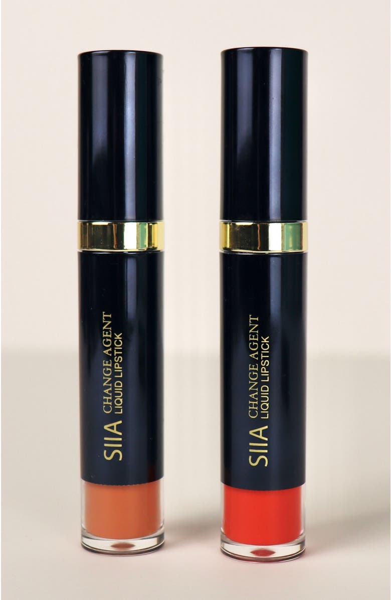 Siia Cosmetics Change Agent Long-Lasting Matte Liquid Lipstick, Alternate, color, Chocolate Mousse