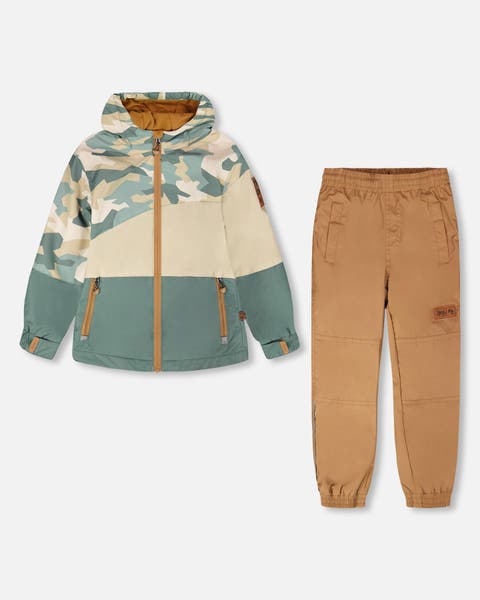 Two-Piece Mid-Season Camouflage Outerwear Set (Toddler, Little Kid & Big Kid)