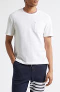 Thom Browne Relaxed Fit Cotton & Linen T-Shirt
