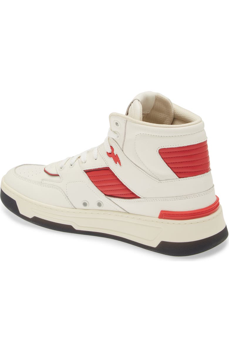 BOSS Baltimore High Top Sneaker, Alternate, color, Open White