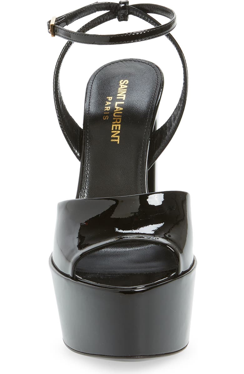 Saint Laurent Jodie Platform Sandal, Alternate, color,