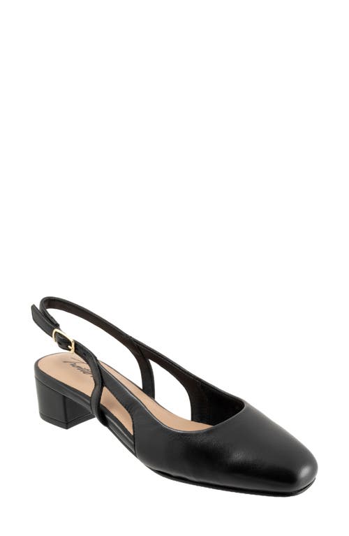 Trotters Dottie Slingback Pump In Black