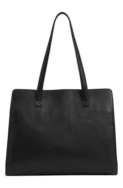 Reiss Delphine Leather Tote In Pattern