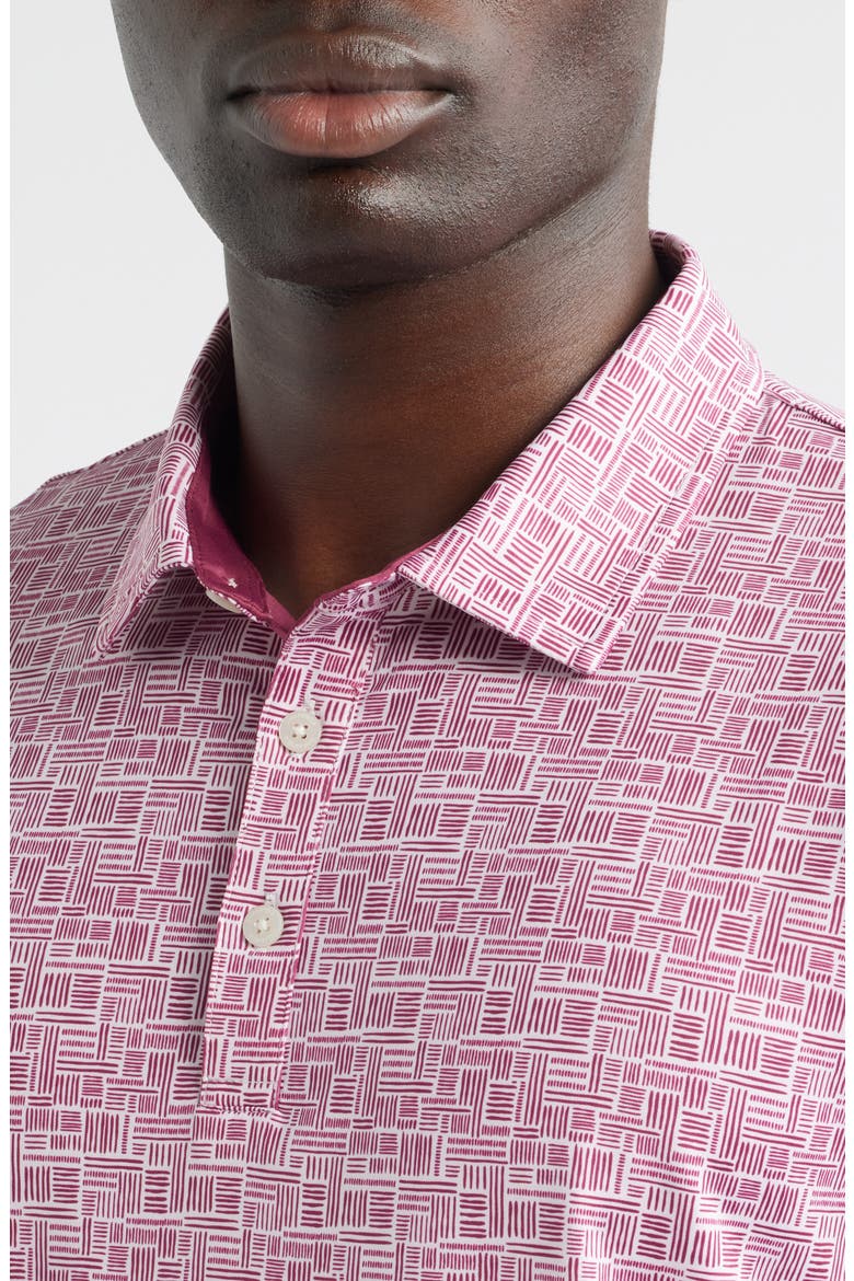 Viva Performance Golf Polo, Alternate, color, BERRY