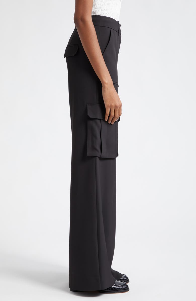 Veronica Beard Saul Cargo Pants, Alternate, color, Black