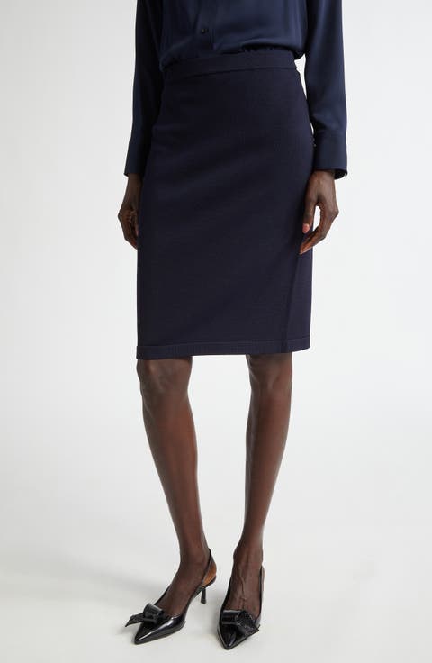 High Waist Flared Wool Winter Skirt 4744 High Waist Flared Wool Winter Skirt 4744