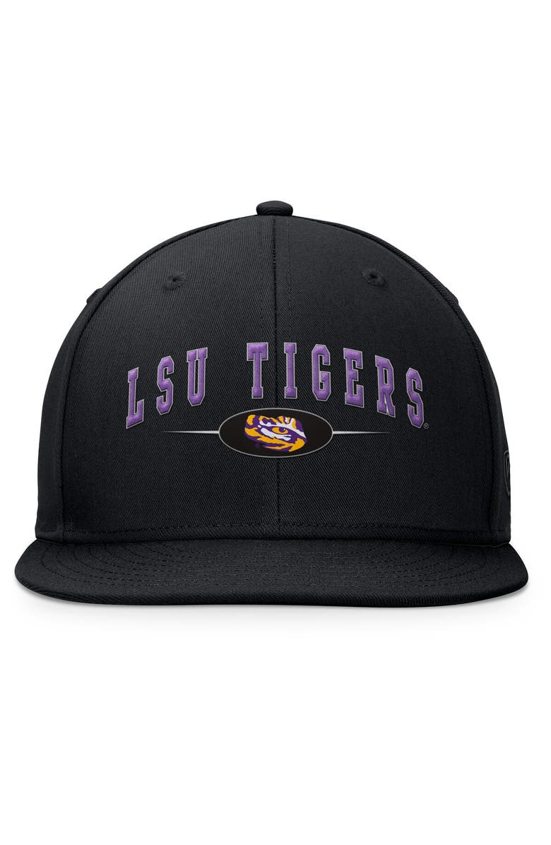 TOP OF THE WORLD Men's Top of the World Black LSU Tigers Bullpen Snapback Hat, Alternate, color, Black