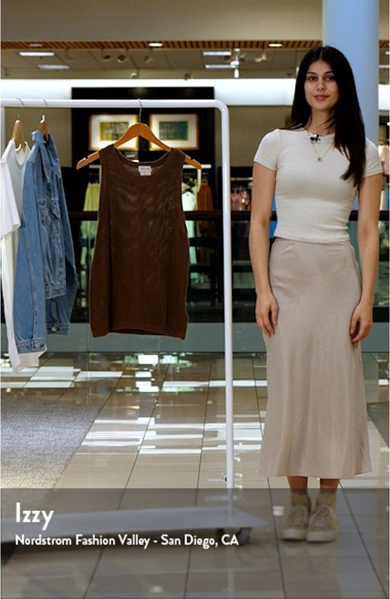 Aruba Cotton Sweater Tank, sales video thumbnail