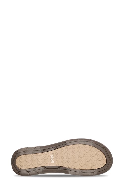 Teva Tirratraveler Flip Slide Sandal In White Pepper