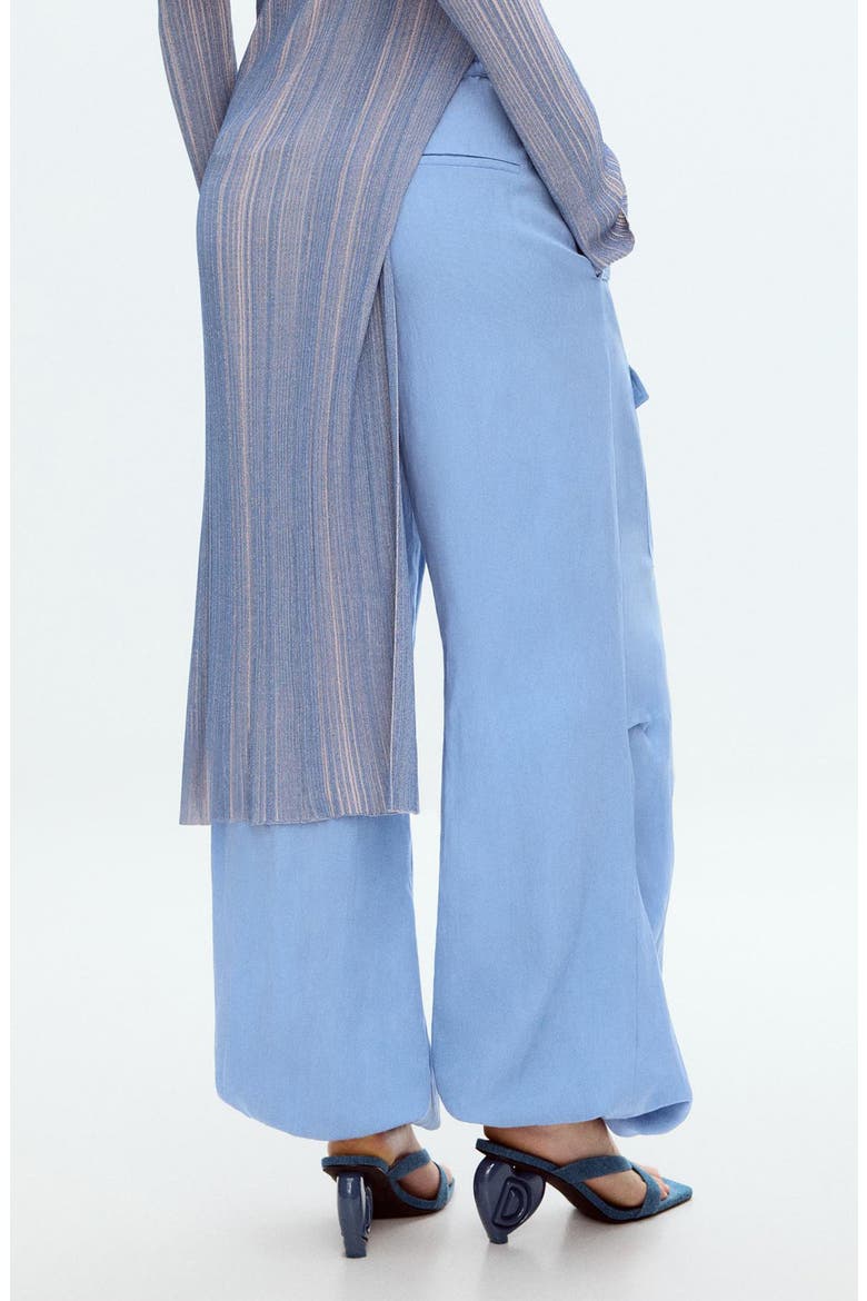 Cotton Blend Cargo Joggers, Alternate, color, LIGHT BLUE