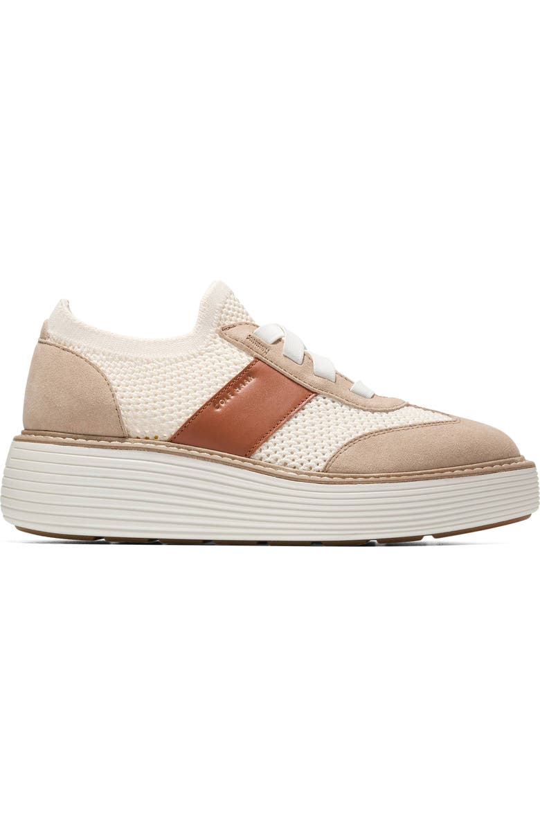 Cole Haan ØriginalGrand Max Stitchlite<sup>™</sup> Platform Sneaker, Alternate, color, Tuscan Sand / Auburn