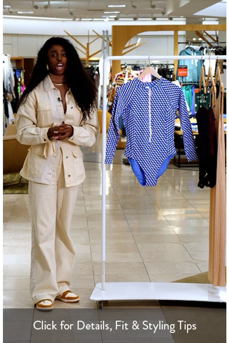Solara Long Sleeve One-Piece Surf Swimsuit video
