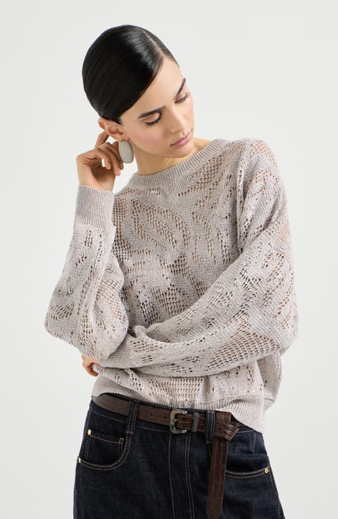 Dazzling water lilies sweater